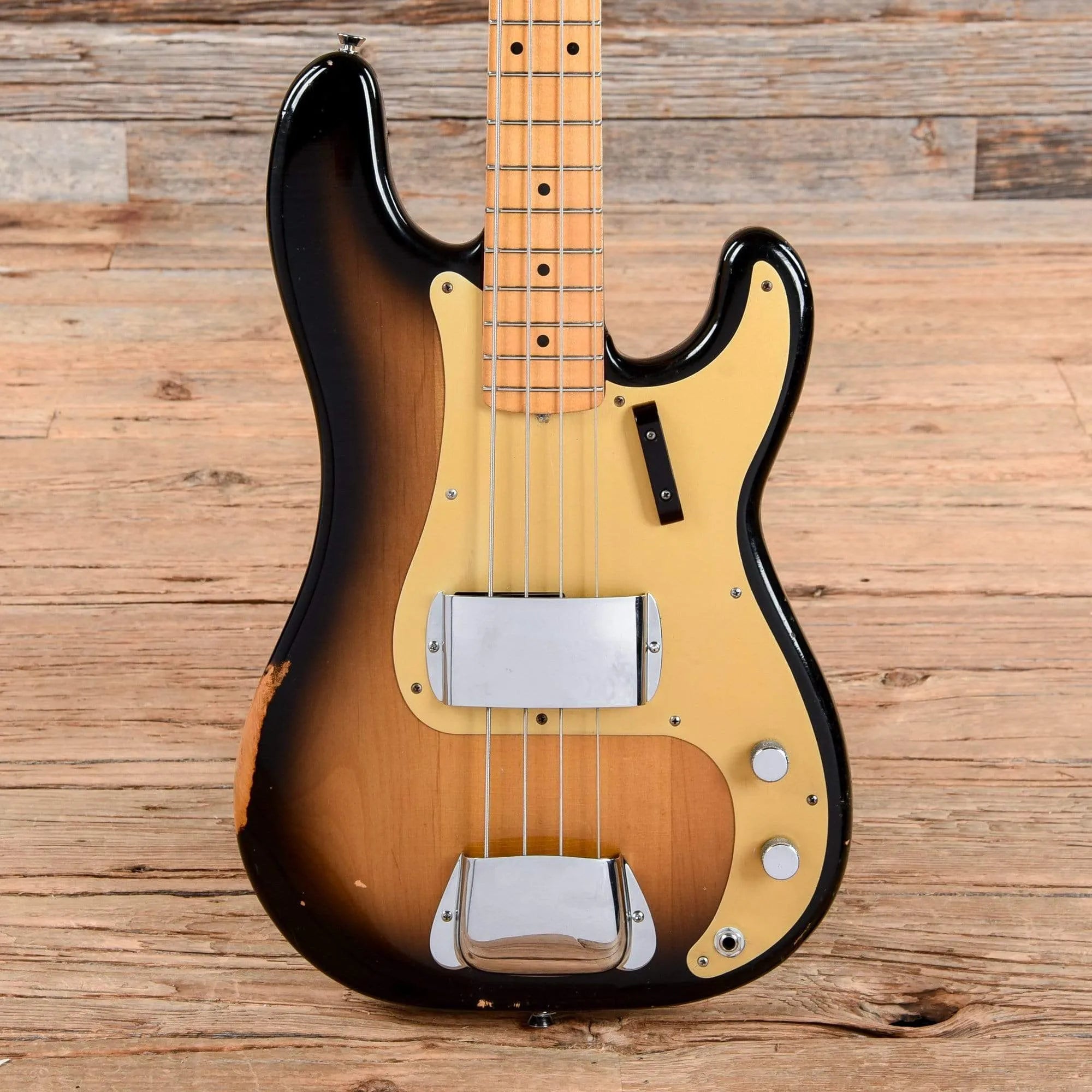 fender-bass-guitars-4-string-fender-57-precision-bass-fullerton-reissue-sunburst-1982-6493810-28332831637639 Fender '57 Precision Bass Fullerton Reissue Sunburst 1982 - The Guitar Rescue-The Guitar Rescue