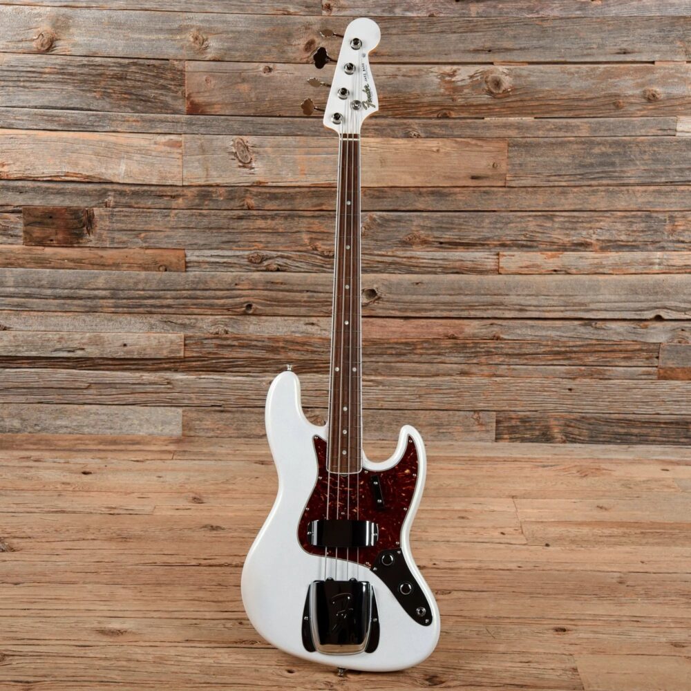 Fender 60th Anniversary Jazz Bass Arctic Pearl 2021 - The Guitar Rescue-The Guitar Rescue