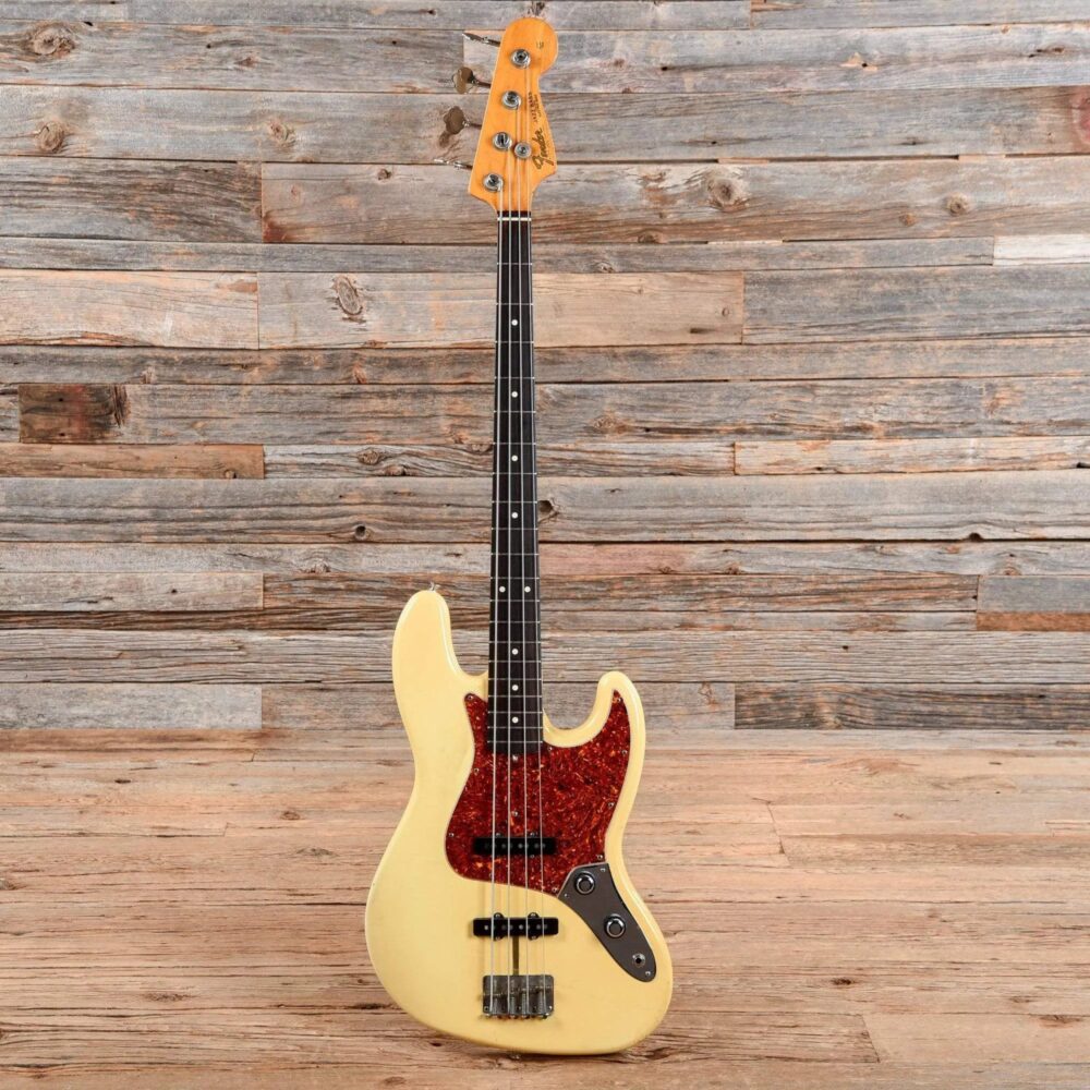 Fender '62 Reissue Jazz Bass Olympic White 1989 - The Guitar Rescue-The Guitar Rescue