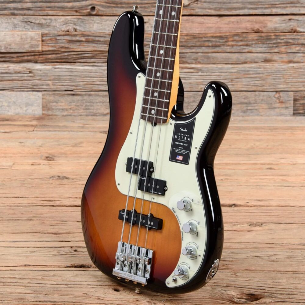 Fender American Ultra Precision Bass 3-Color Sunburst 2020 - The Guitar Rescue-The Guitar Rescue