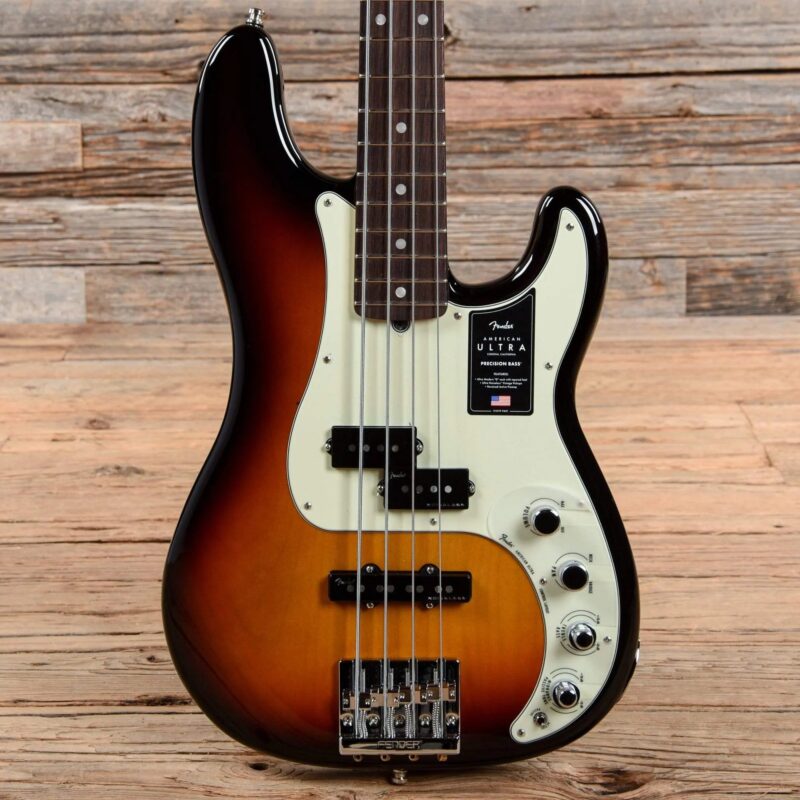 Fender American Ultra Precision Bass 3-Color Sunburst 2020 - The Guitar Rescue-The Guitar Rescue