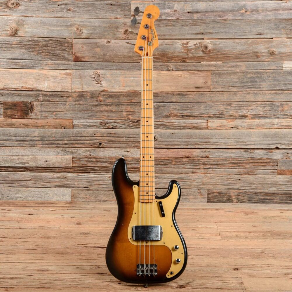 Fender American Vintage '57 Precision Bass Fullerton Reissue Sunburst 1982 - The Guitar Rescue-The Guitar Rescue