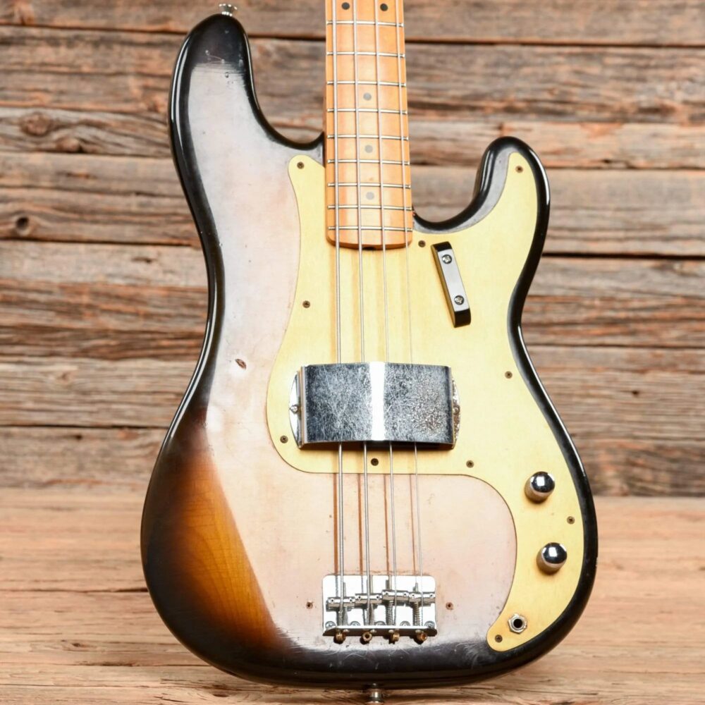 Fender American Vintage '57 Precision Bass Fullerton Reissue Sunburst 1982 - The Guitar Rescue-The Guitar Rescue