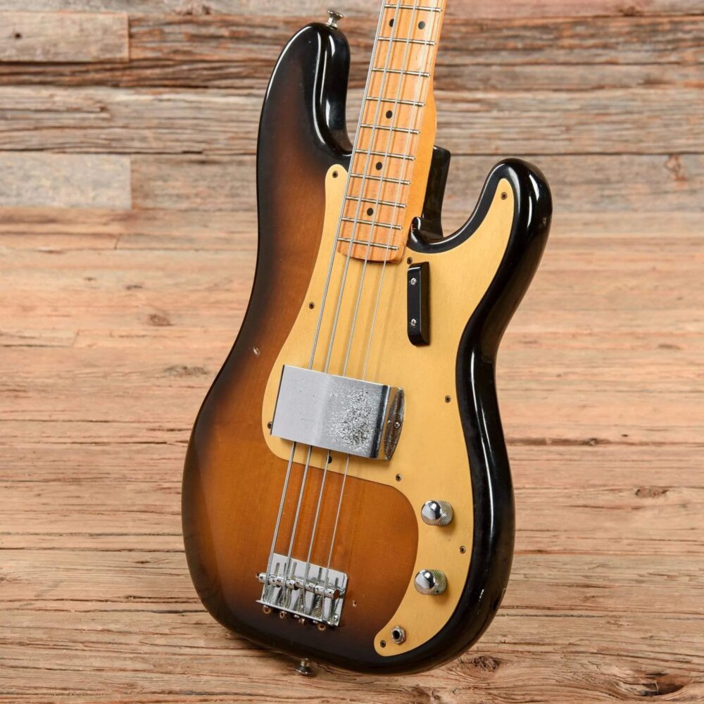 Fender American Vintage '57 Precision Bass Fullerton Reissue Sunburst 1982 - The Guitar Rescue-The Guitar Rescue