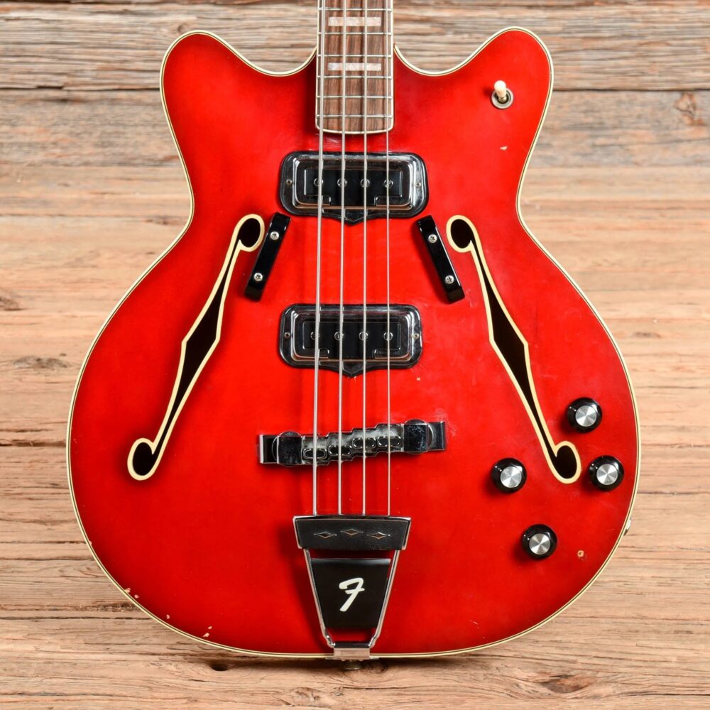 Fender Coronado Bass Red 1967 - The Guitar Rescue-The Guitar Rescue