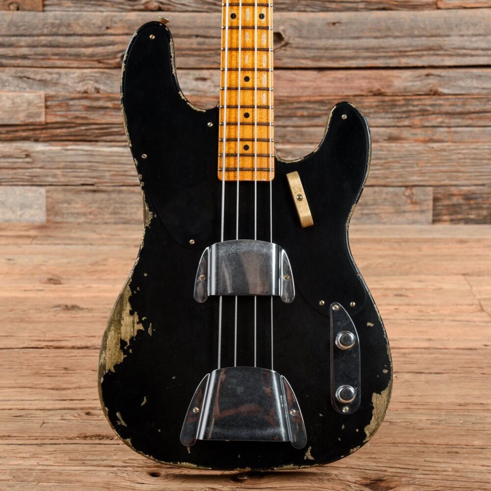Fender Custom Shop 1951 Precision Bass Heavy Relic Black 2020 - The Guitar Rescue-The Guitar Rescue