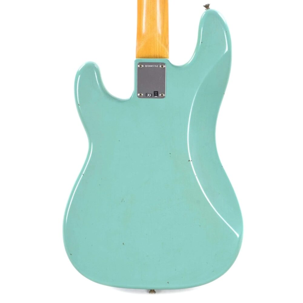 Fender Custom Shop 1959 Precision Bass "CME Spec" Journeyman Relic Faded Aged Sea Foam Green - The Guitar Rescue-The Guitar Rescue