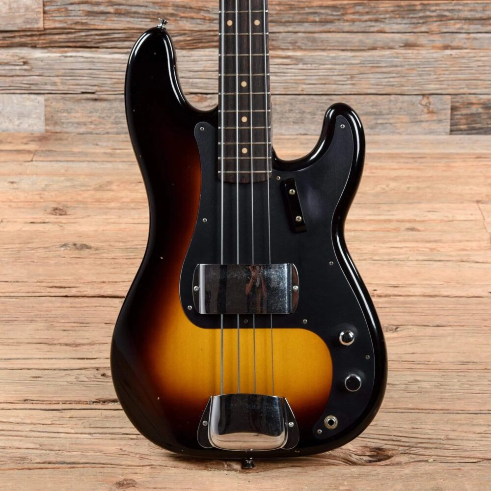 Fender Custom Shop 1959 Precision Bass Journeyman Relic Sunburst - The Guitar Rescue-The Guitar Rescue