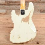 Fender Custom Shop 1961 Jazz Bass Heavy Relic Aged Olympic White 2019 - The Guitar Rescue-The Guitar Rescue