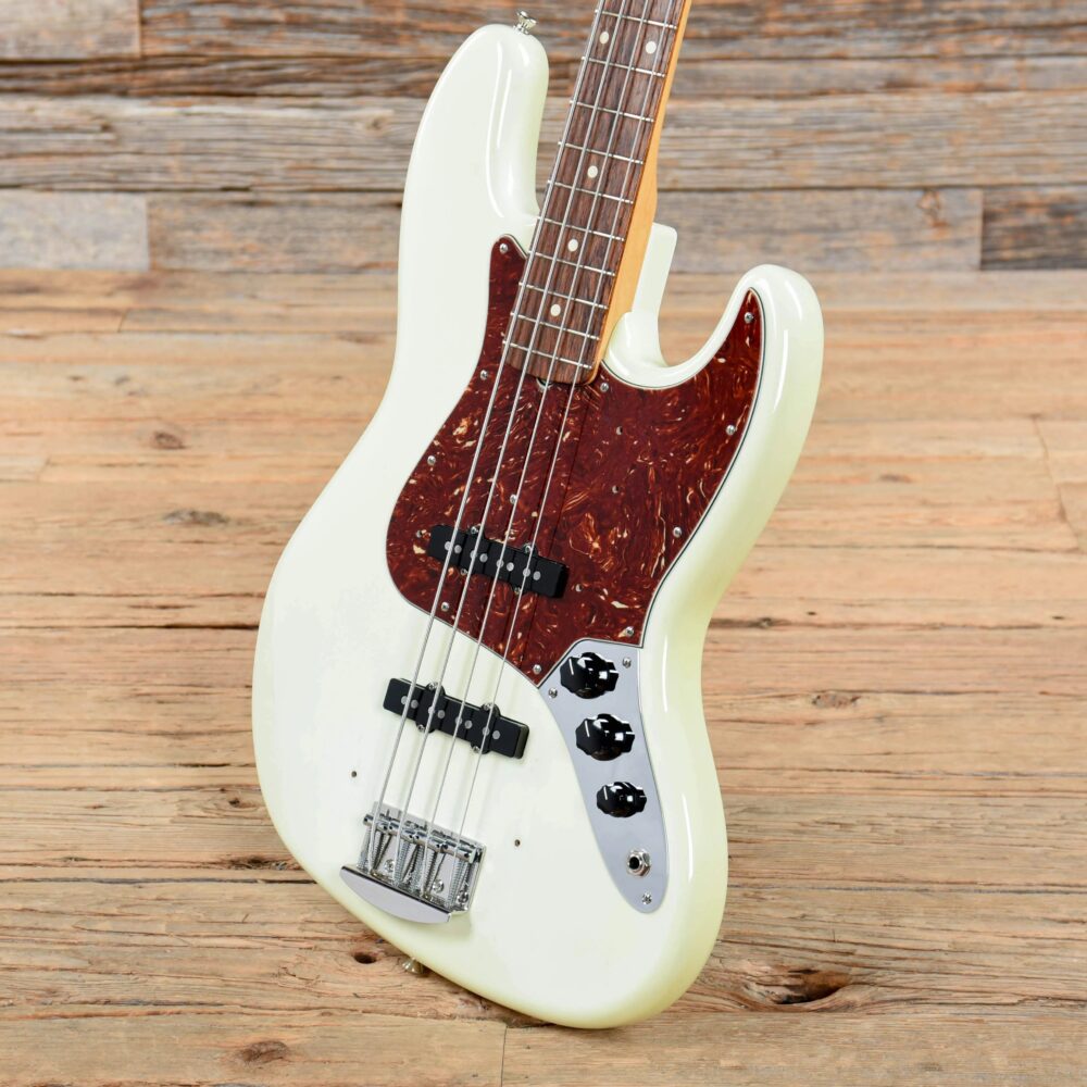 Fender Custom Shop 1964 Jazz Bass Relic Olympic White 2011 - The Guitar Rescue-The Guitar Rescue