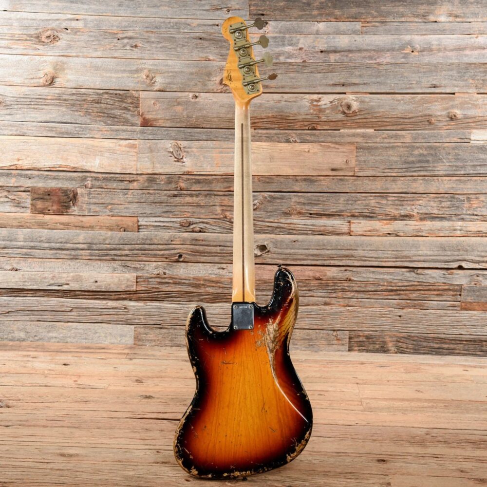 Fender Custom Shop 1964 Jazz Bass Relic Sunburst 2009 - The Guitar Rescue-The Guitar Rescue
