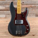 Fender Custom Shop 2019 Postmodern Bass Journeyman Relic Aged Charcoal Frost Metallic - The Guitar Rescue-The Guitar Rescue