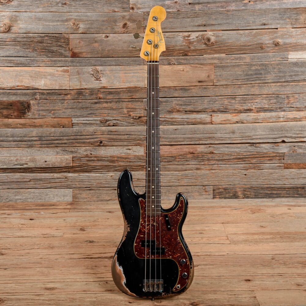 Fender Custom Shop '60 Precision Bass Relic Black 2020 - The Guitar Rescue-The Guitar Rescue
