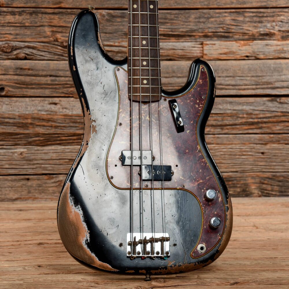 Fender Custom Shop '60 Precision Bass Relic Black 2020 - The Guitar Rescue-The Guitar Rescue