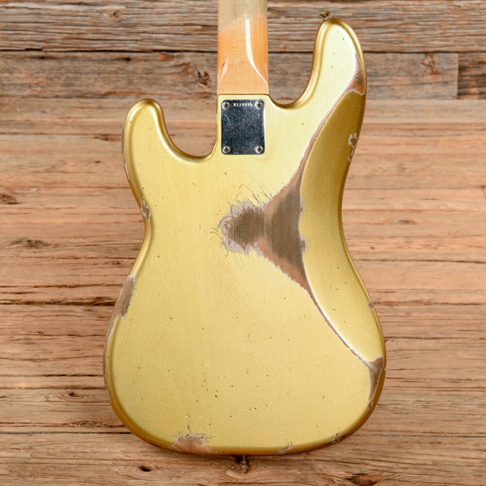 Fender Custom Shop '63 Precision Bass Relic Aztec Gold 2021 - The Guitar Rescue-The Guitar Rescue