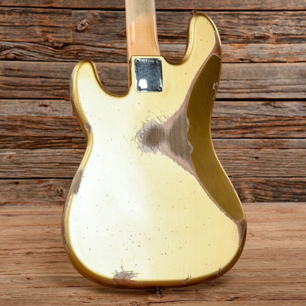 Fender Custom Shop '63 Precision Bass Relic Aztec Gold 2021 - The Guitar Rescue-The Guitar Rescue