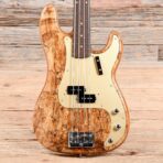 Fender Custom Shop Artisan Precision Bass Spalted Maple Top Natural 2018 - The Guitar Rescue-The Guitar Rescue