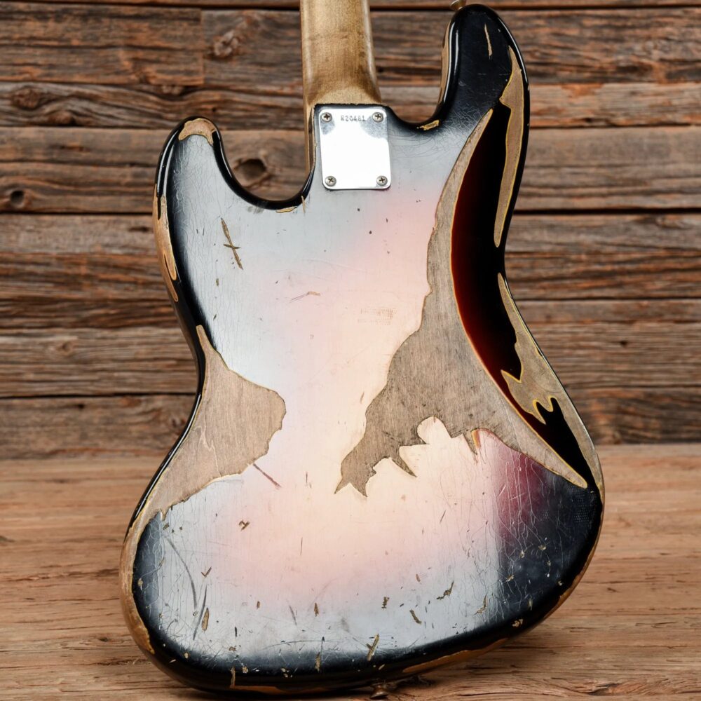 Fender Custom Shop Jaco Pastorius Tribute Jazz Bass Relic Sunburst 2005 - The Guitar Rescue-The Guitar Rescue
