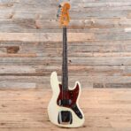 Fender Custom Shop Limited 1960 Jazz Bass Relice w/Roasted Maple Neck Olympic White 2017 - The Guitar Rescue-The Guitar Rescue