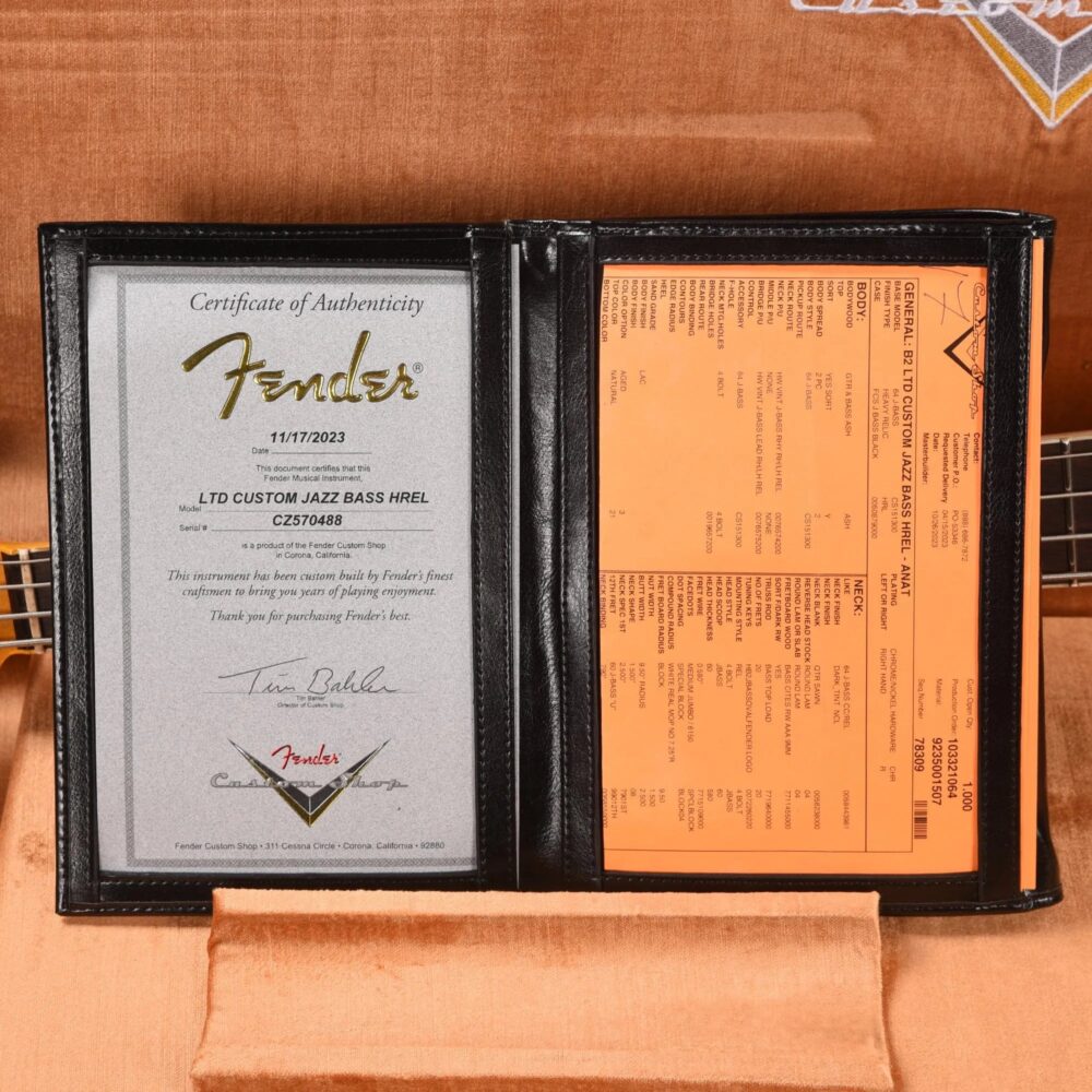 Fender Custom Shop Limited Edition Custom Jazz Bass Heavy Relic Aged Natural - The Guitar Rescue-The Guitar Rescue