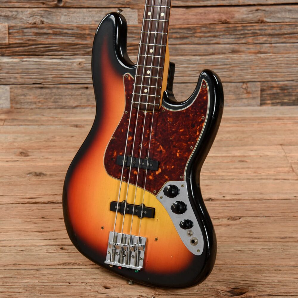 Fender Jazz Bass 3 Color Sunburst 1965 - The Guitar Rescue-The Guitar Rescue