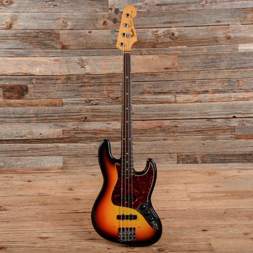 Fender Jazz Bass 3 Color Sunburst 1965 - The Guitar Rescue-The Guitar Rescue