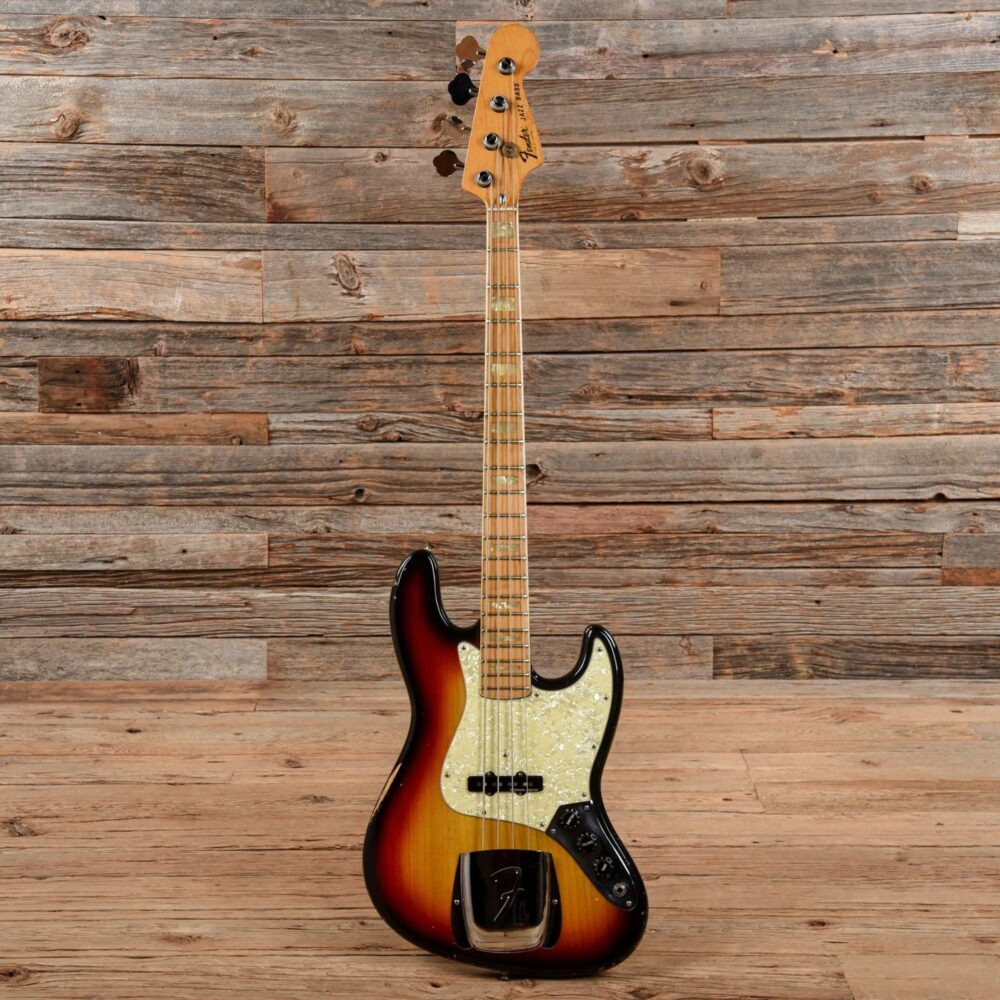 Fender Jazz Bass 3 color sunburst 1977 - The Guitar Rescue-The Guitar Rescue