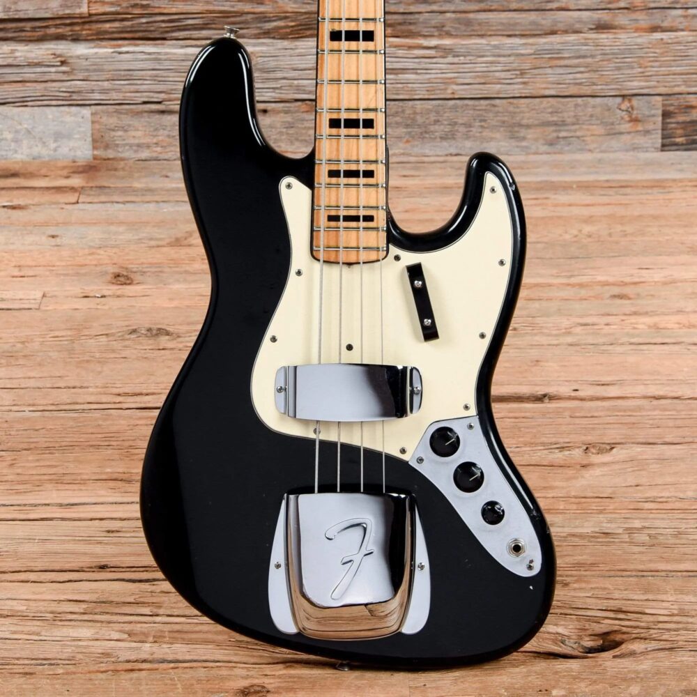 Fender Jazz Bass Black 1973 - The Guitar Rescue-The Guitar Rescue