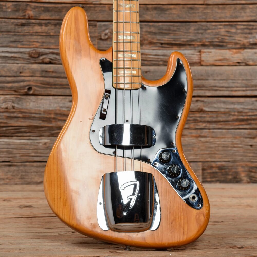 Fender Jazz Bass Natural 1977 - The Guitar Rescue-The Guitar Rescue