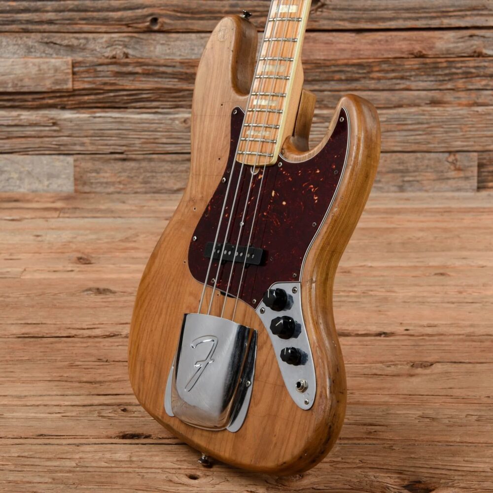 Fender Jazz Bass Natural Refin 1978 - The Guitar Rescue-The Guitar Rescue