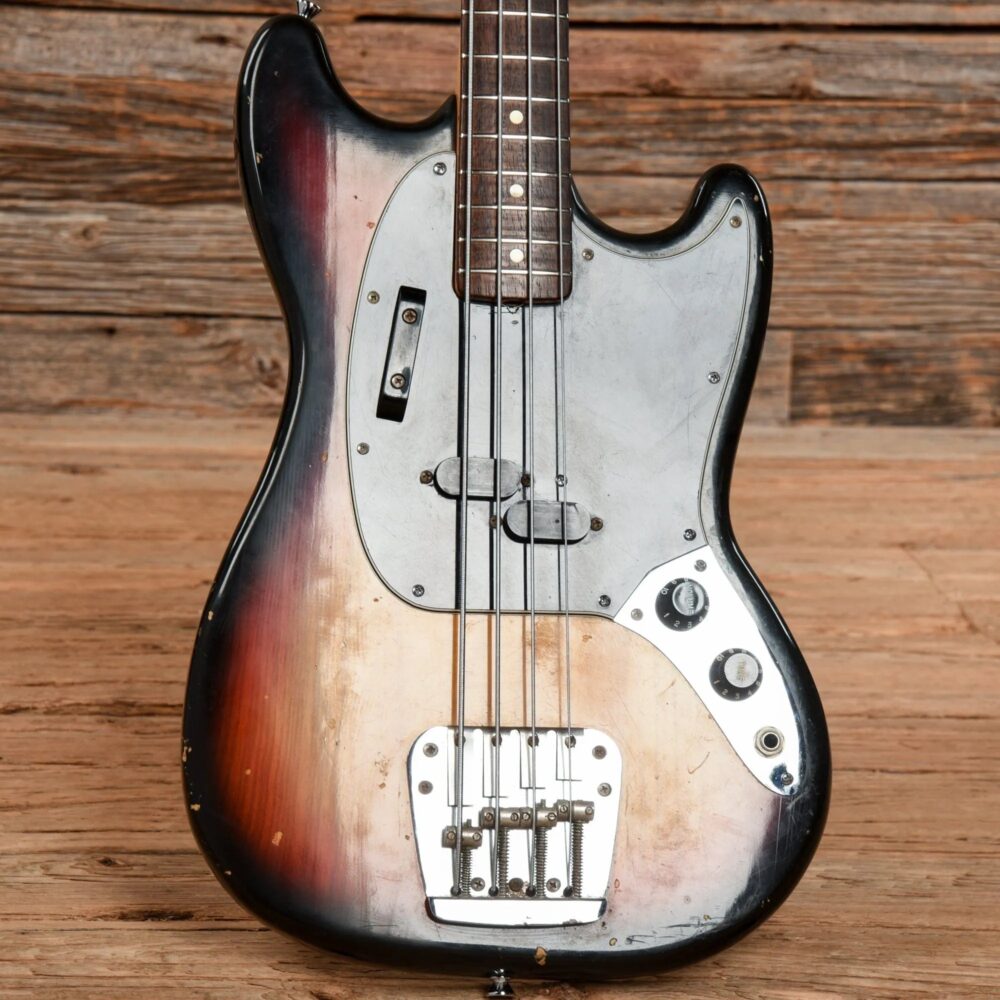 Fender Mustang Bass Sunburst 1977 - The Guitar Rescue-The Guitar Rescue