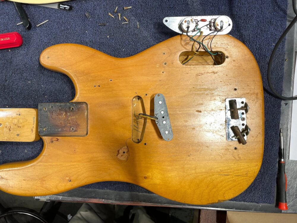 Fender Precision Bass Natural 1956 - The Guitar Rescue-The Guitar Rescue