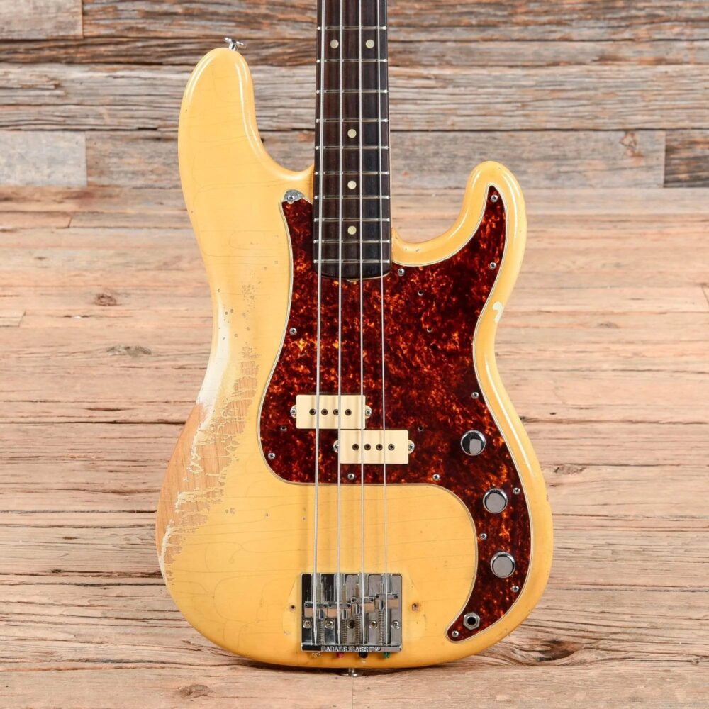 Fender Precision Bass Olympic White 1969 - The Guitar Rescue-The Guitar Rescue