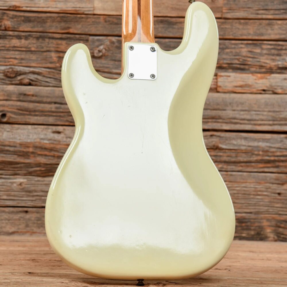 Fender Precision Bass Olympic White Refin 1958 - The Guitar Rescue-The Guitar Rescue