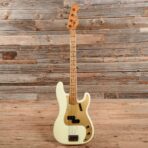 Fender Precision Bass Olympic White Refin 1958 - The Guitar Rescue-The Guitar Rescue