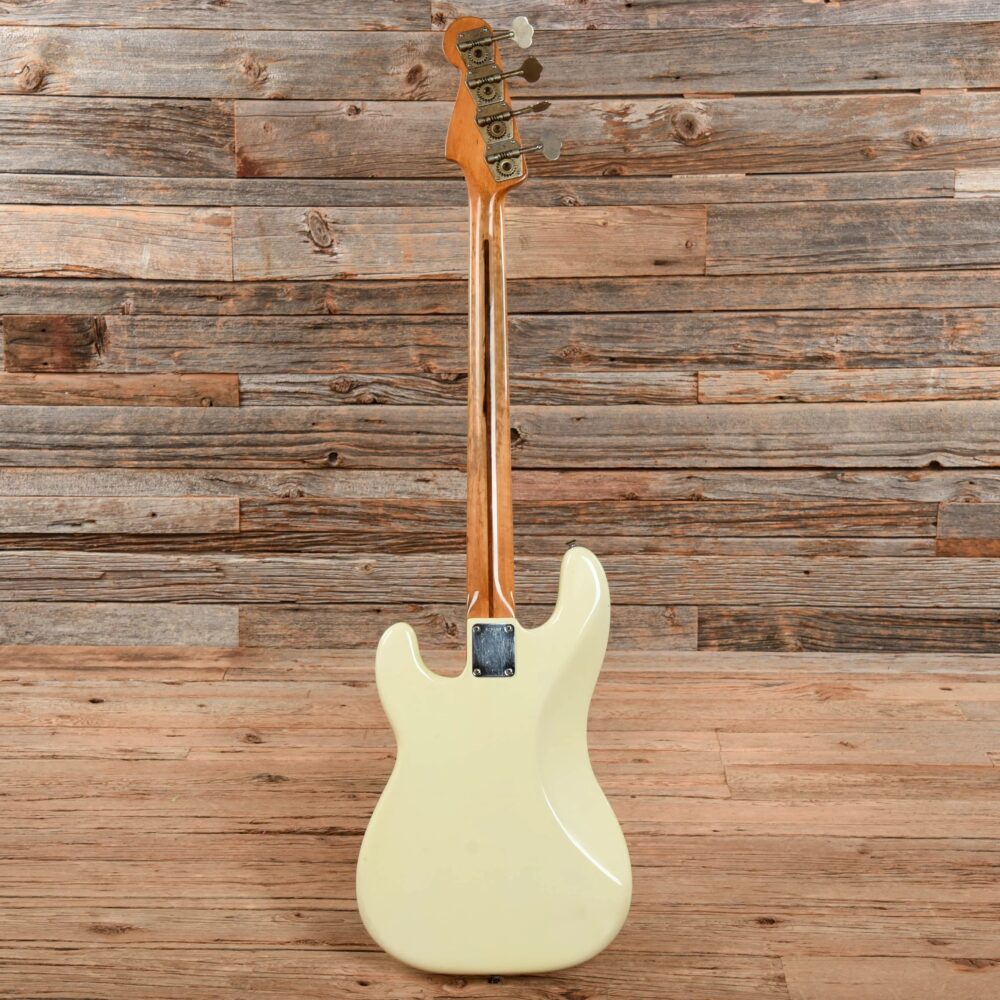 Fender Precision Bass Olympic White Refin 1958 - The Guitar Rescue-The Guitar Rescue