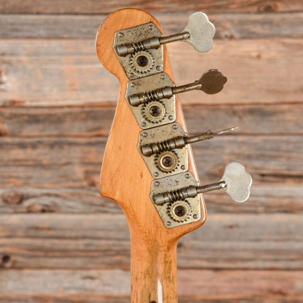 Fender Precision Bass Olympic White Refin 1958 - The Guitar Rescue-The Guitar Rescue