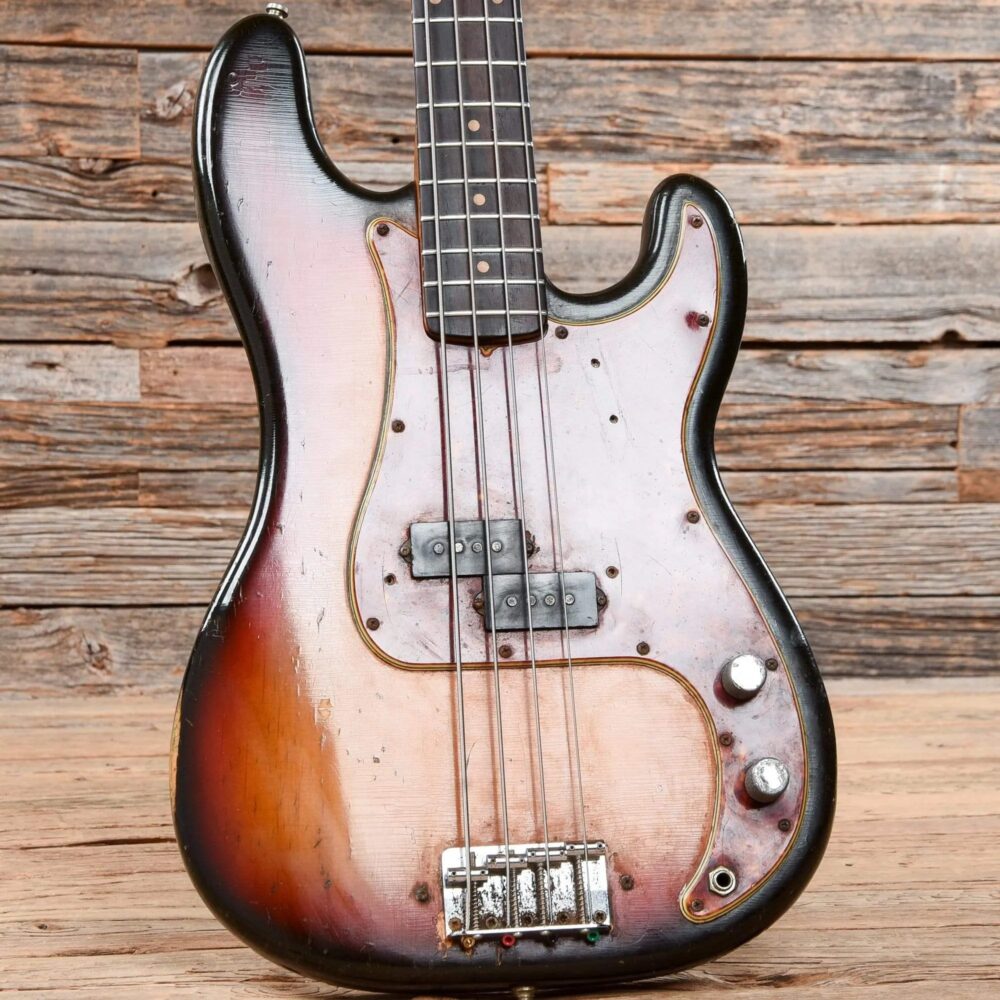 Fender Precision Bass Sunburst 1962 - The Guitar Rescue-The Guitar Rescue