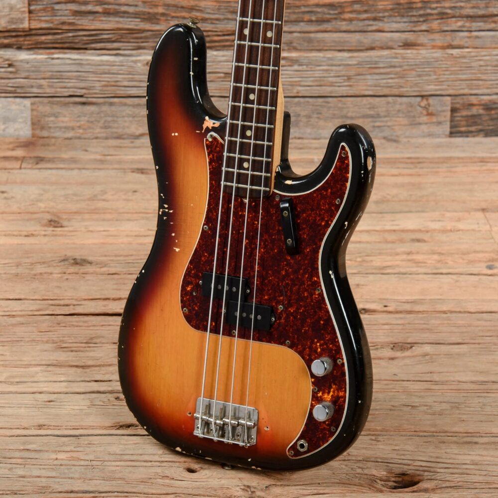 Fender Precision Bass Sunburst 1969 - The Guitar Rescue-The Guitar Rescue