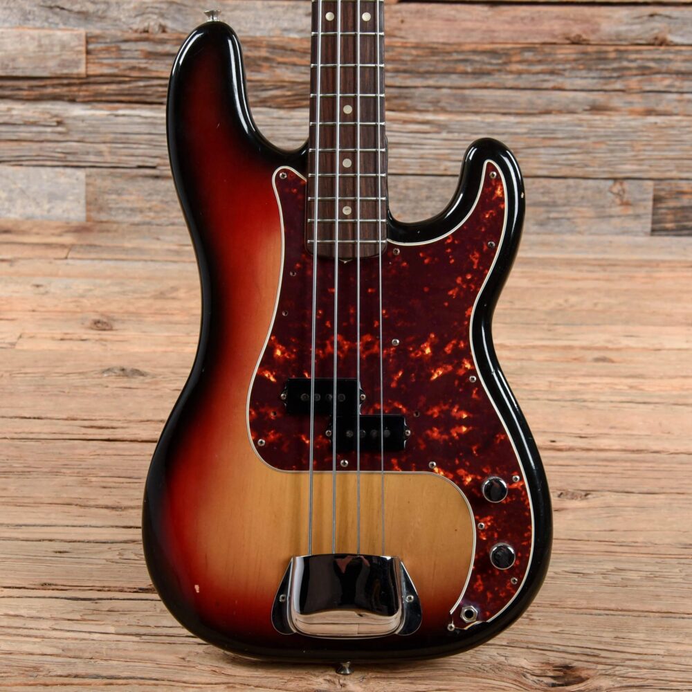Fender Precision Bass Sunburst 1975 - The Guitar Rescue-The Guitar Rescue