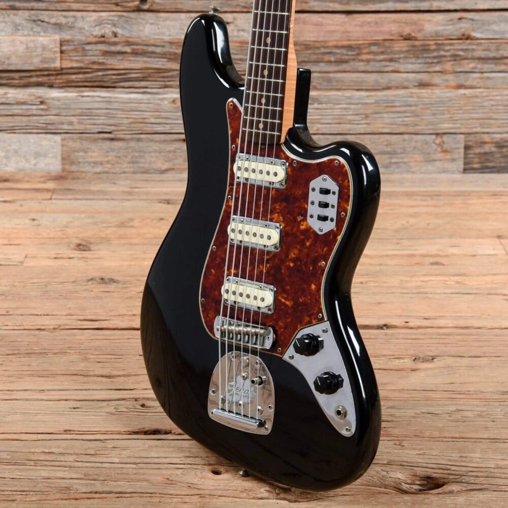 Fender Bass VI Black Refin 1961 - The Guitar Rescue-The Guitar Rescue