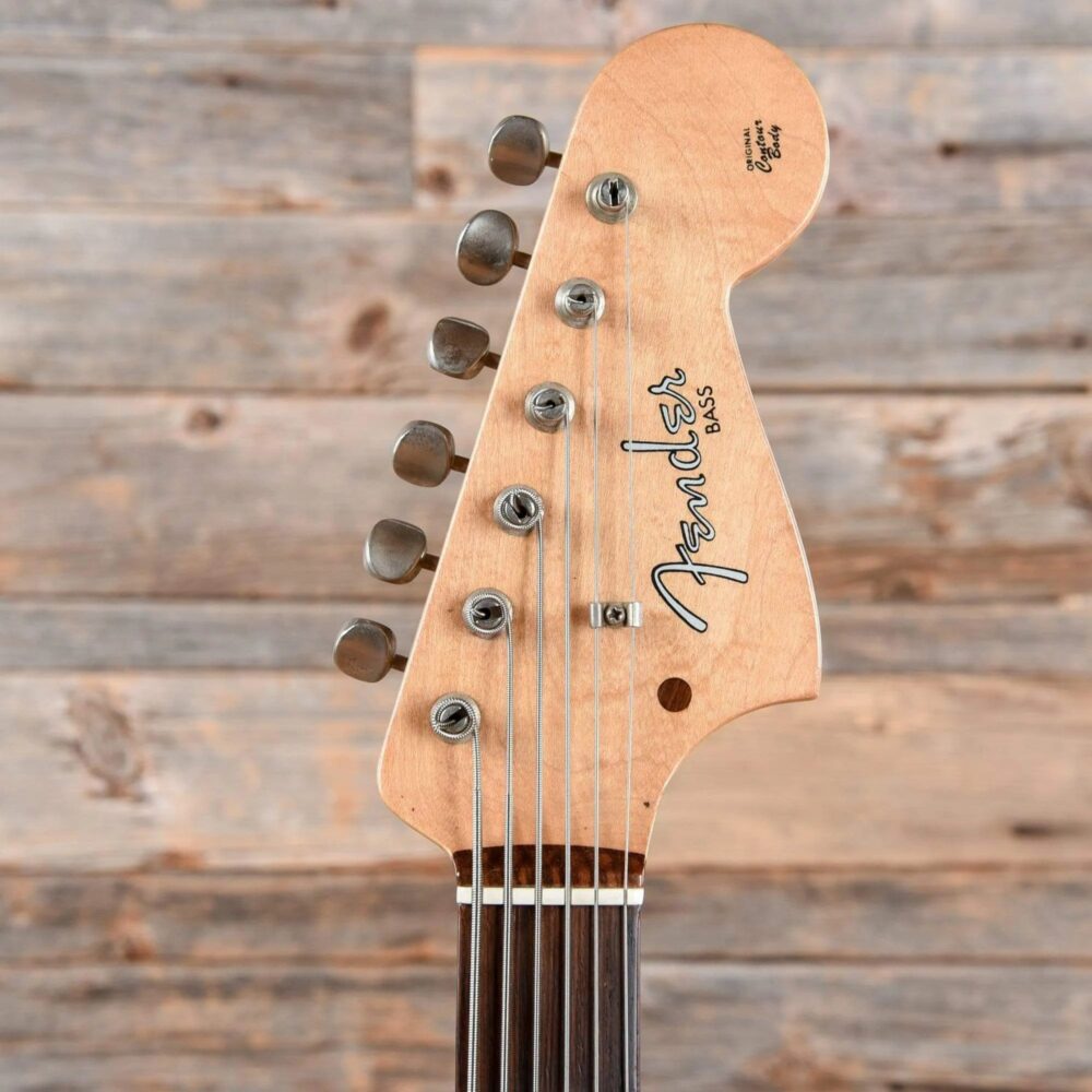 Fender Bass VI Black Refin 1961 - The Guitar Rescue-The Guitar Rescue