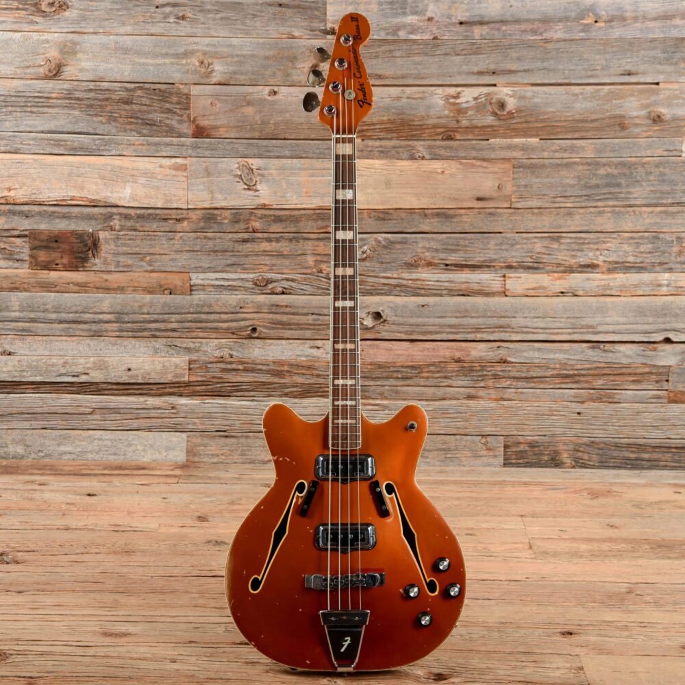 Fender Coronado Bass Candy Apple Red 1967 - The Guitar Rescue-The Guitar Rescue