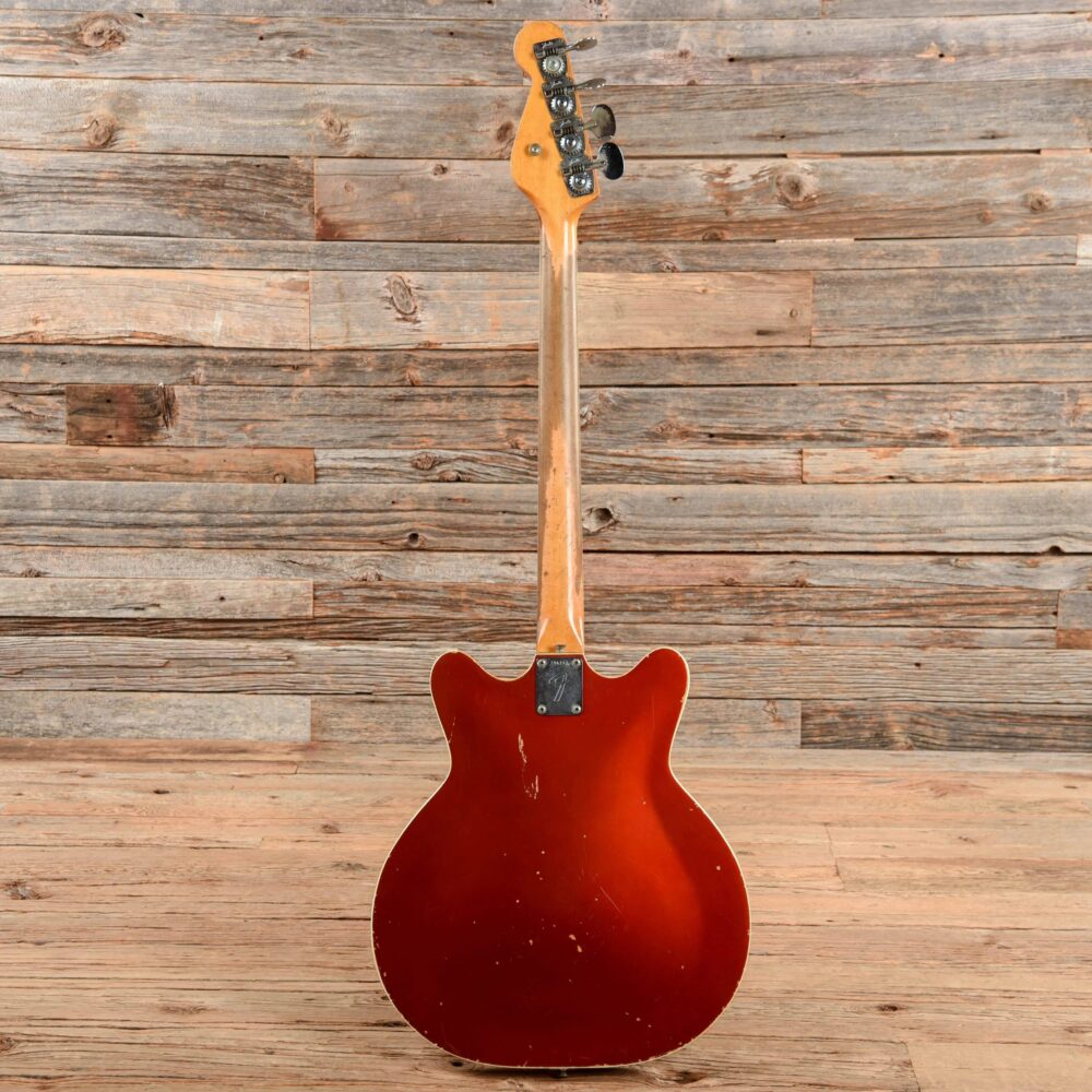 Fender Coronado Bass Candy Apple Red 1967 - The Guitar Rescue-The Guitar Rescue