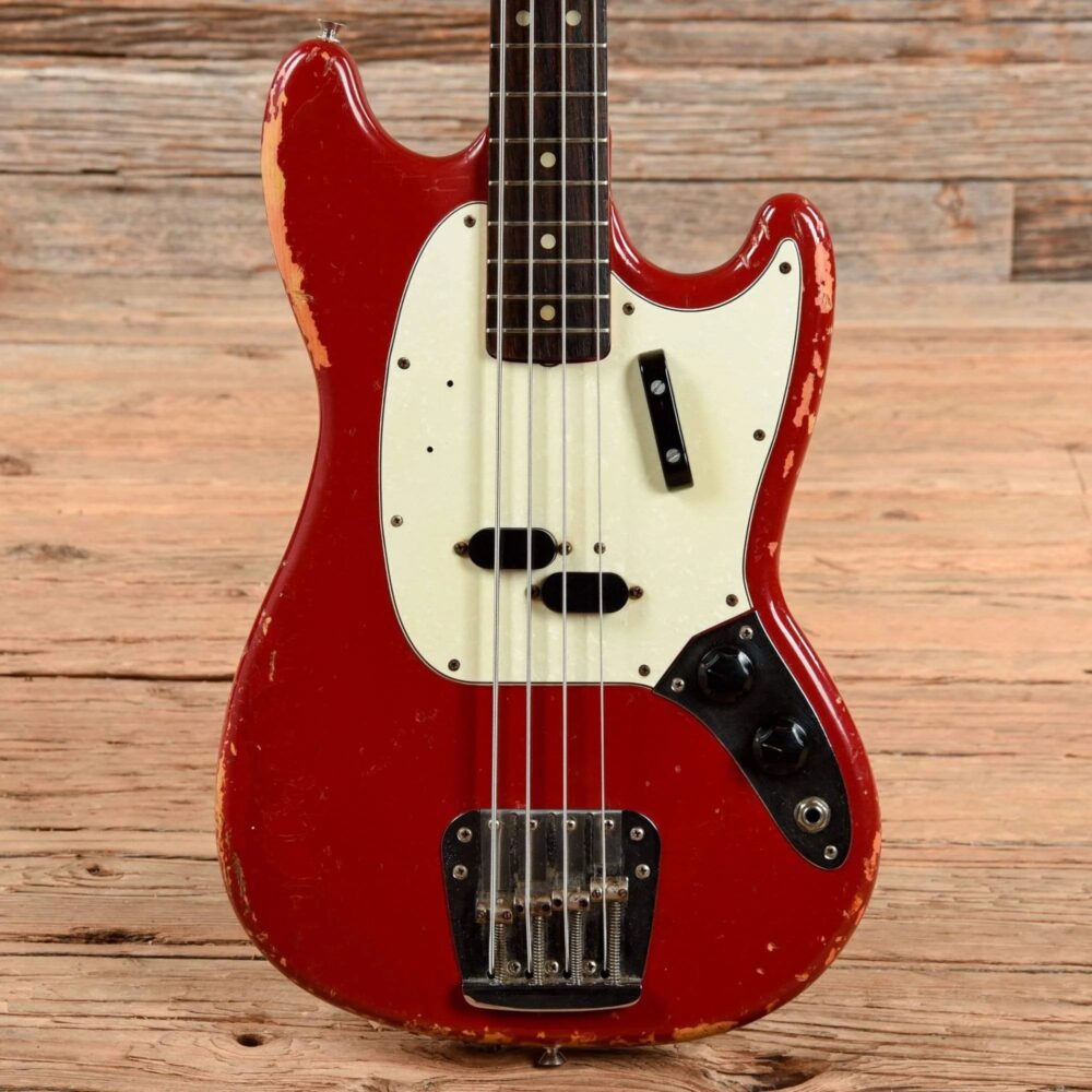Fender Mustang Bass Dakota Red 1967 - The Guitar Rescue-The Guitar Rescue