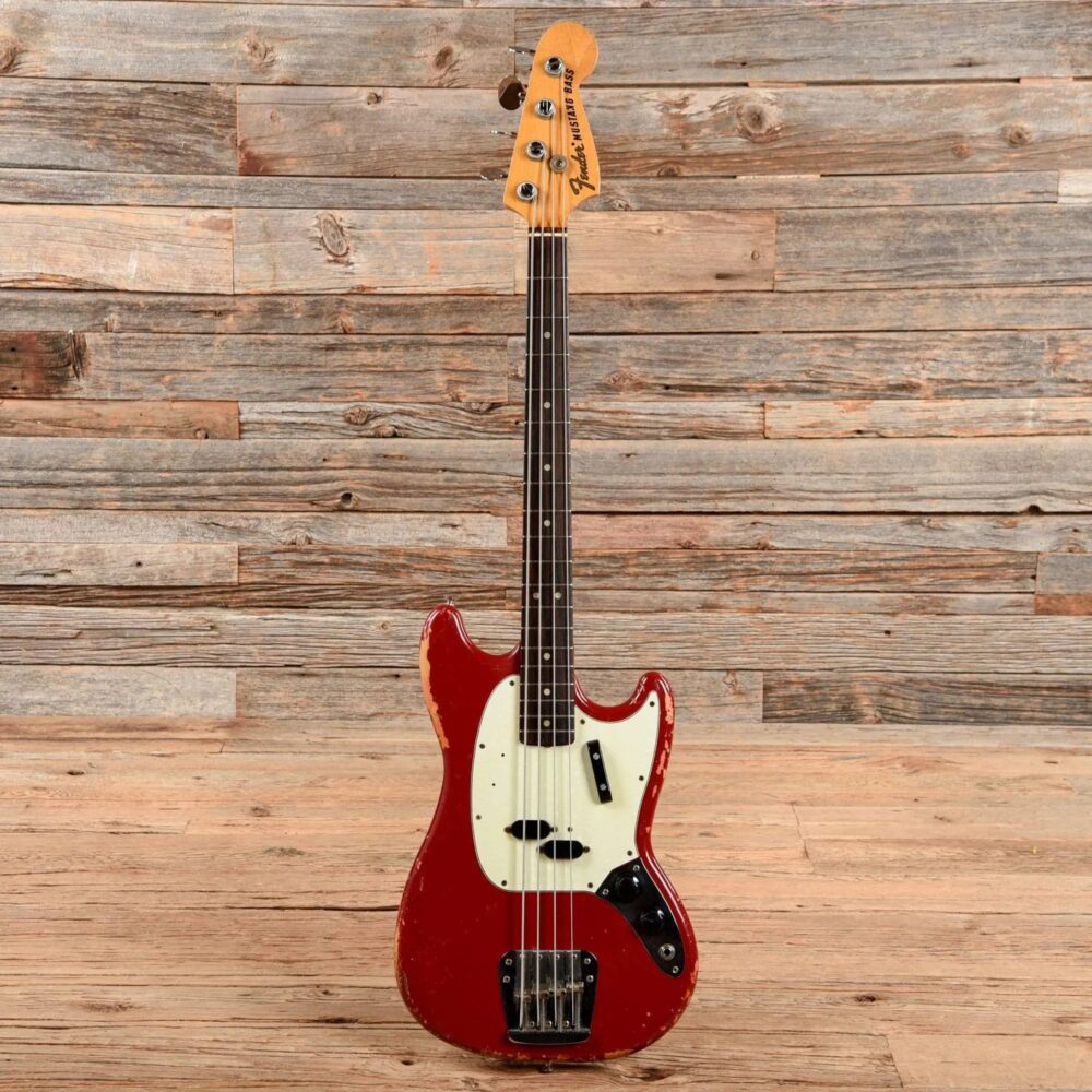 Fender Mustang Bass Dakota Red 1967 - The Guitar Rescue-The Guitar Rescue