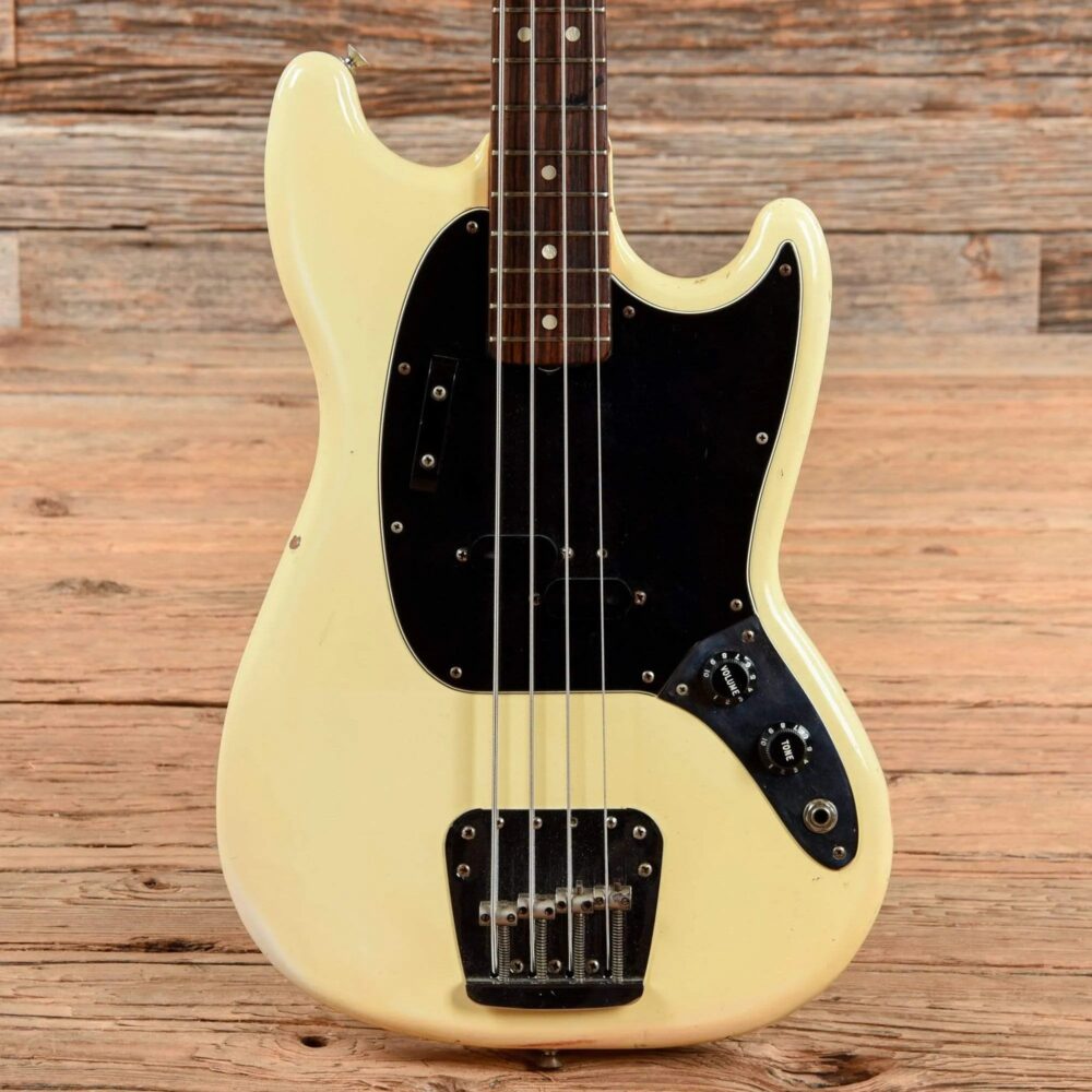 Fender Mustang Bass Olympic White 1978 - The Guitar Rescue-The Guitar Rescue