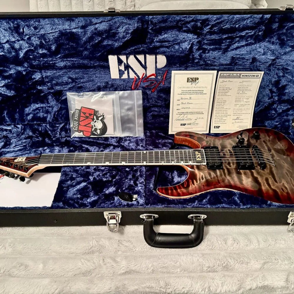 ESP USA Horizon II 2024 - Blood Moon - The Guitar Rescue-The Guitar Rescue