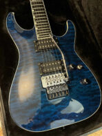 ESP Standard Horizon FR-II 2008 - Black Aqua (3D Quilt Top!) - The Guitar Rescue-The Guitar Rescue
