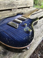 Suhr Custom Shop Modern Select Dealer Trans Whale Blue Signed by John Suhr - The Guitar Rescue-The Guitar Rescue